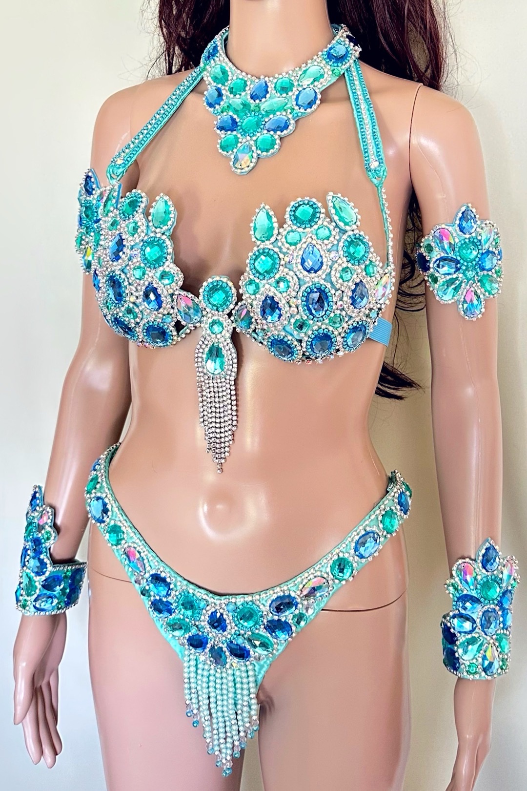 Starlight Blue Samba Costume by Miss Glamurosa Costumes