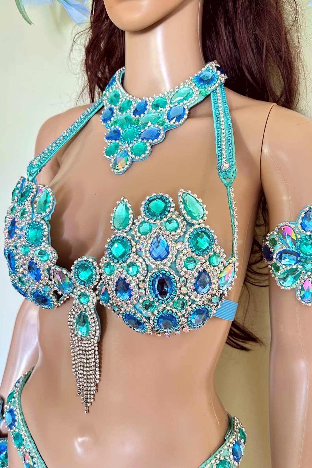 Starlight Blue Samba Costume by Miss Glamurosa Costumes