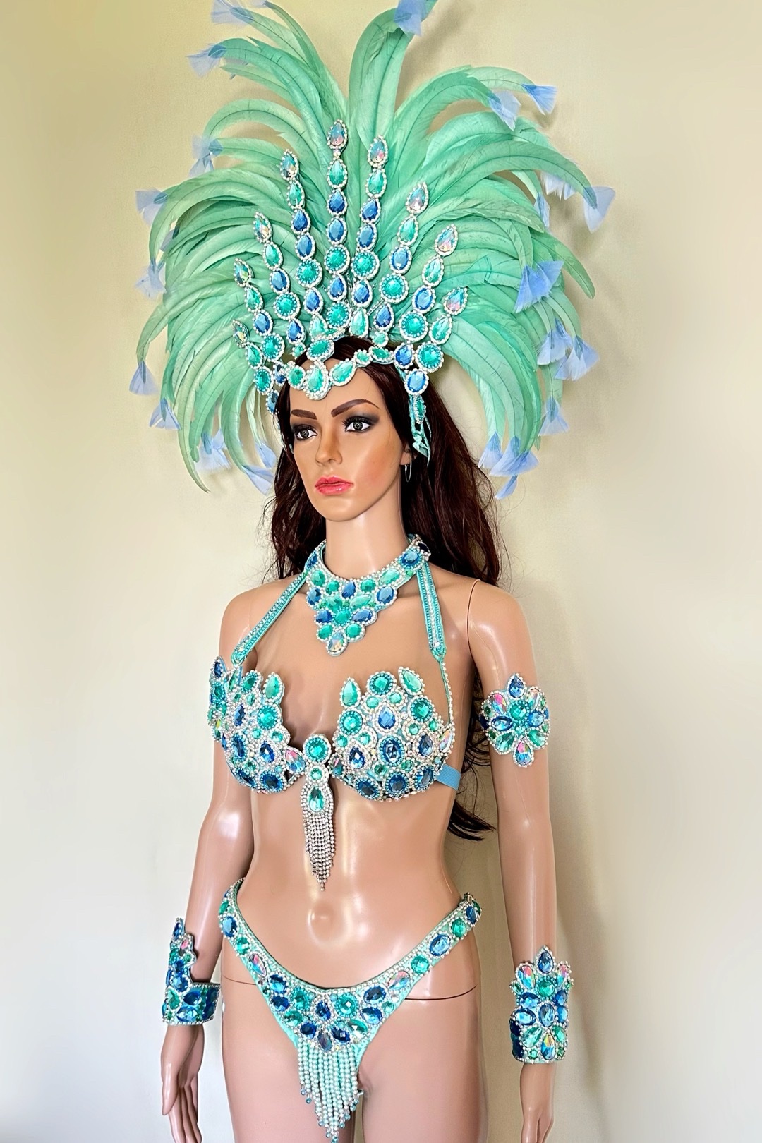 Starlight Blue Samba Costume by Miss Glamurosa Costumes