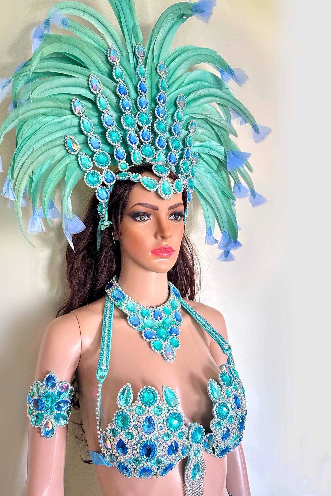 Starlight Blue Samba Costume by Miss Glamurosa Costumes