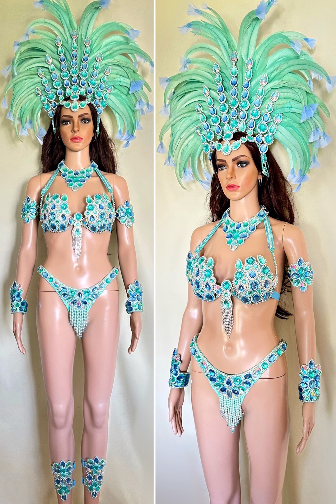 Starlight Blue Samba Costume by Miss Glamurosa Costumes