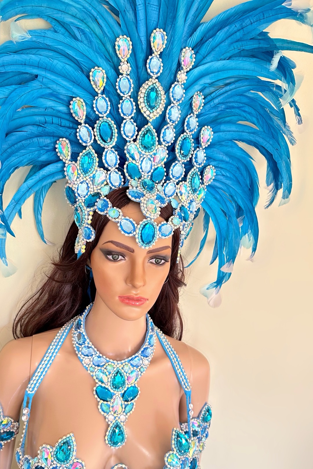 Mystical Luxe - blue samba costume by Miss Glamurosa Costumes