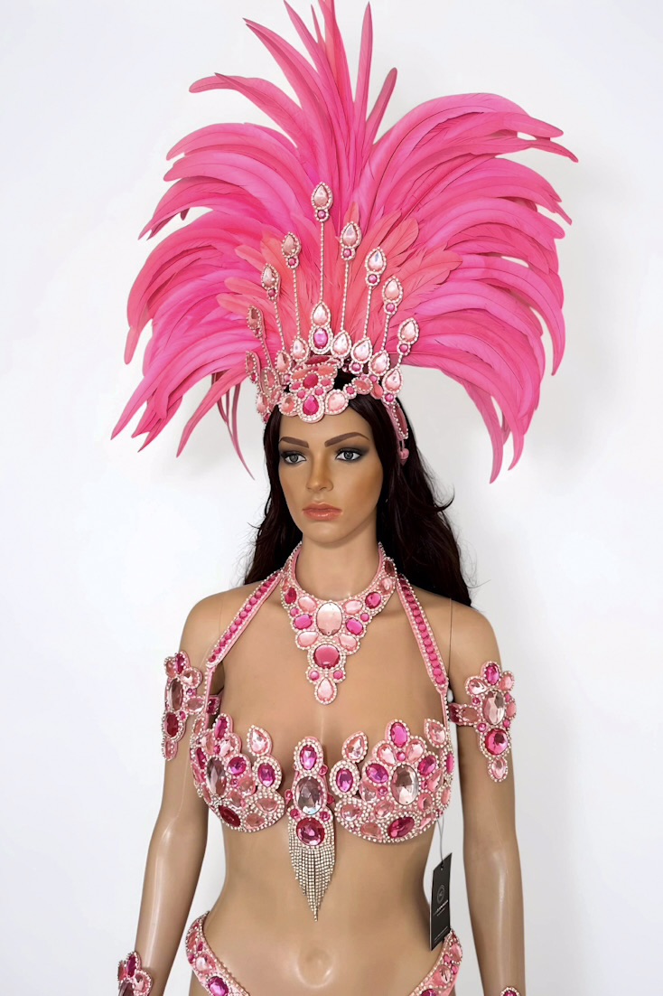 Encantada - New Pink Samba Costume by Miss Glamurosa Costumes