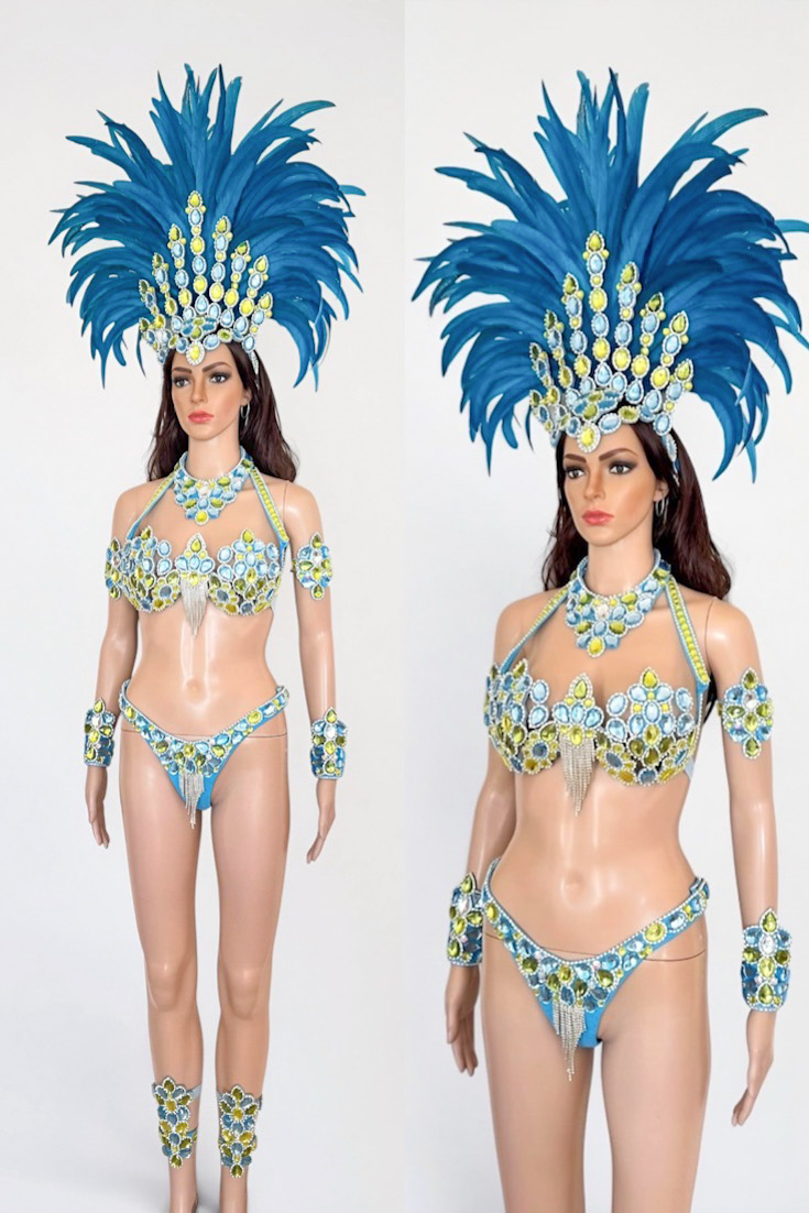 Magia Lux Samba Costume by Miss Glamurosa Costumes