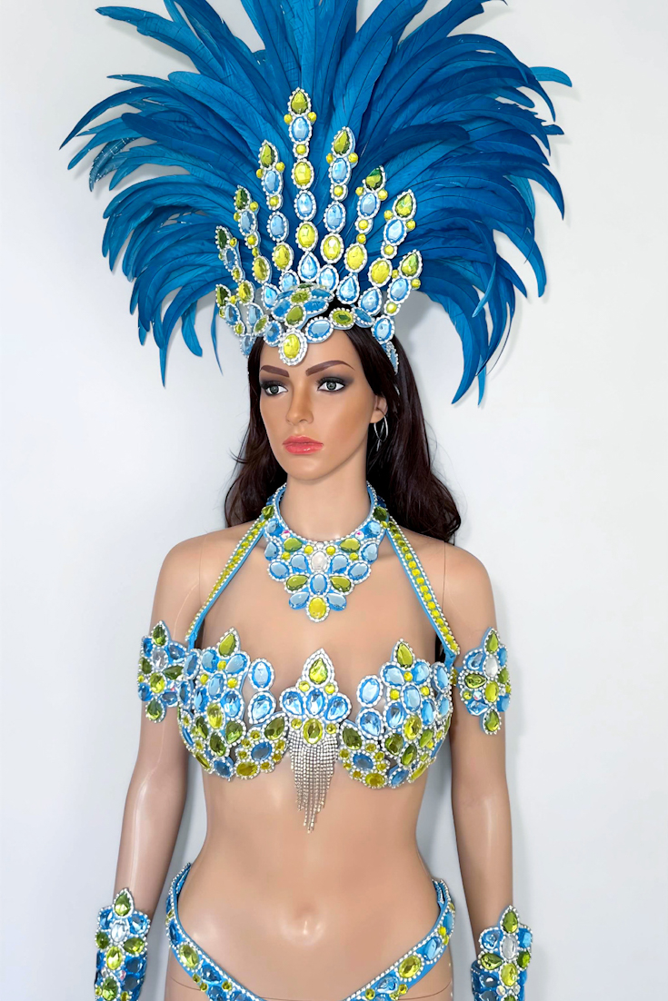 Magia Lux Samba Costume by Miss Glamurosa Costumes
