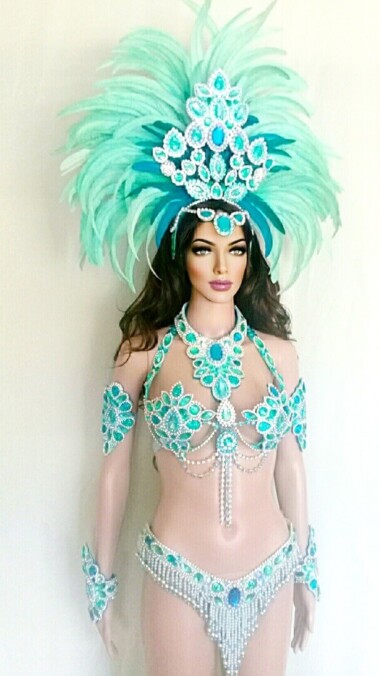 Divina samba costume by Miss Glamurosa Costumes