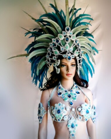 Pura Beleza samba costume by Miss Glamurosa Costumes