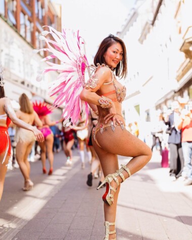 Miss Glamurosa Costumes | New Handade Samba Costumes | Lookbook (Photo credit: Tu Mai)