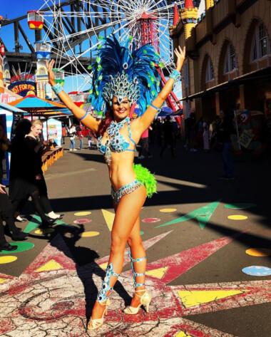 Miss Glamurosa Costumes | New Handade Samba Costumes | Lookbook (Photo credit: Carly)