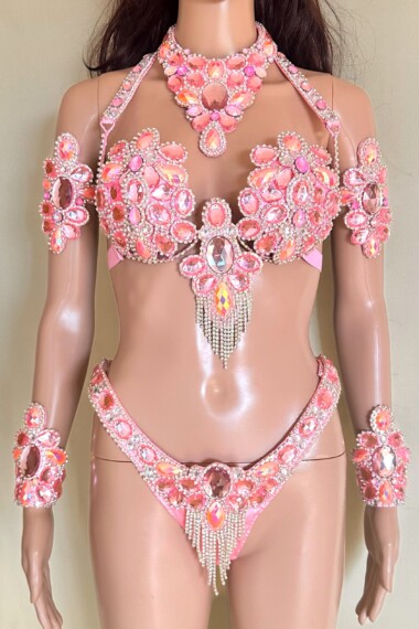 Bella Princesa - Pink Samba Costume by Miss Glamurosa Costumes